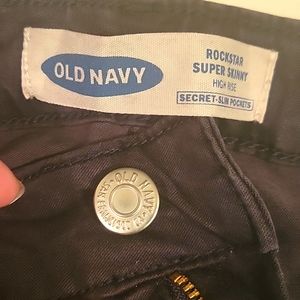 Old navy navy blue cargo pants size 16